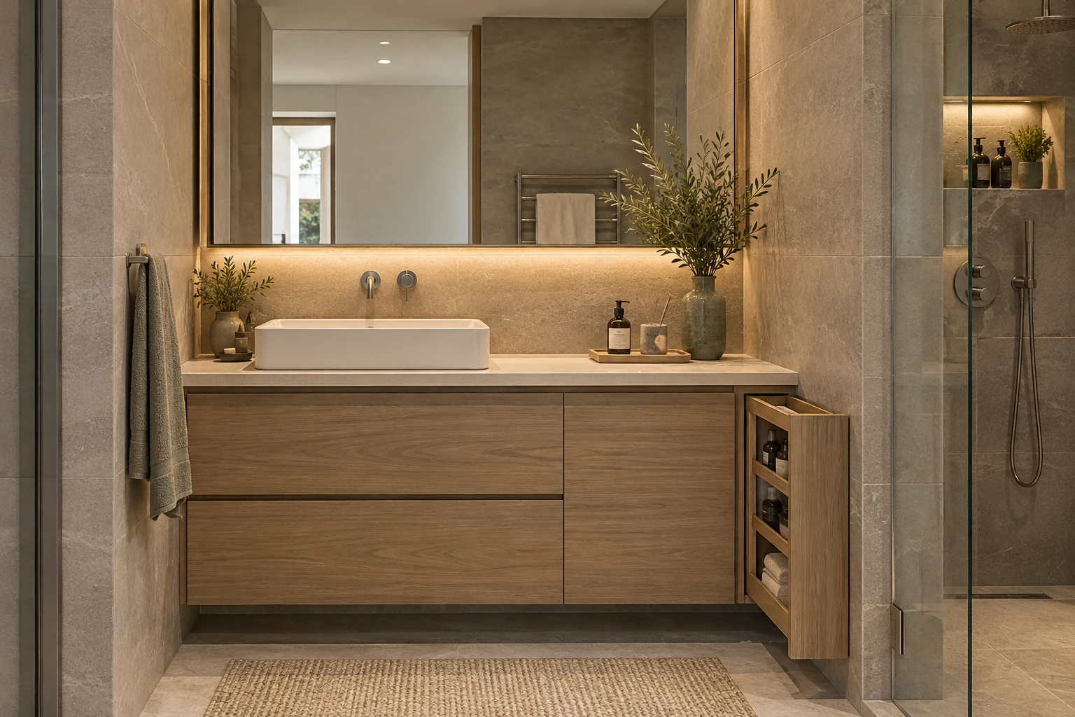 Özel Ölçü Banyo Dolapları